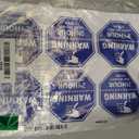 Security Camera CCTV Warning Sign Outdoor/Indoor, 24 Hour Video Surveillance, 6 Vinyl Stickers, 3.3" x 3.3" each