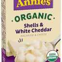 Pack of 4 Annie's Homegrown Organic Macaroni & Cheese - Shells & White Cheddar - 6 oz, 26 AUG 2025
