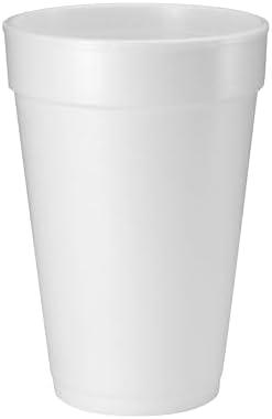 DART 16oz Foam Cups, Case of 500ct, 16J165