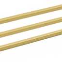 goldenwarm 18in Cabinet Pulls Kitchen Cabinet Hardware - LSJ12GD458 Cabinet Door Hardware Pull Handles for Dresser Drawers Gold Drawer Pulls 5 Pack (18in hole centers)