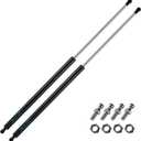 ARANA 713119 26 inch 80 Lb Gas Struts Spring Shocks 26 inch 80Lb Lift Support for Sung Lid Cover Snug Top Lid Fiberglass Bed Cover Tonneau Cover RV Kitchen Door, Set of 2