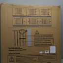 Cumbor 29.7-46" Baby Gate for Stairs, Toddler Safety Essentials for The House, Auto Close Dog Gate for Doorways, Mom's Choice Awards Winner-Easy Install Pressure Mounted Pet Gates for Dogs, White