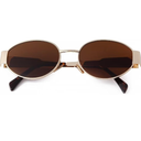 livho 2025 Trendy Oval Sunglasses - Stylish Polarized Shades for Everyday - Retro Metal Frames