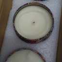 Hausware 3 Pack Scented Candles, 2.5 oz Aromatherapy Candles with Floral Scents,Soy Candles Set with 72H Burning Time,Ideal Gift for Women (Lavender+Vanilla+Rose)