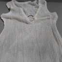 FAIRY SEASON Womens Crochet Cover Ups Knit Hollow Out Sleeveless Dress Swimsuit Bathing Suit Coverup 2025 for Beach Pool M
