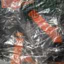 Black Orange anime bag