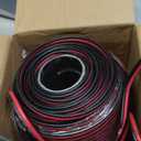 12 Gauge 100% Copper Zip Cable | 12 AWG (American Wire Guage) Stranded OFC Red - Black Bonded for Automotive Power Car Audio LED Light Trailer Remote Hookup Harness Wiring (50 ft Black & 50ft Red)