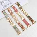 Bracelet Bands Compatible with Apple Watch Band 38/40/41mm,Women Natural Stone Handmade Healing Bead Ethnic Boho Strap Yoga Jewelry Wristband for iWatch 9 8 7 6 5 4 3 2 SE Ultra