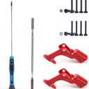 2PCS Upgraded Red Trigger Switch Button Compatible with Dyson V10 V11 SV12 SV14 Vacuum Cleaner Power Switch Button Replacement Parts with Repair Tools