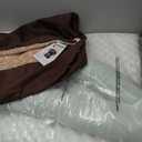 Furhaven Orthopedic Dog Bed for Large/Medium Dogs w/ Removable Bolsters & Washable Cover, For Dogs Up to 55 lbs - Two-Tone Plush Faux Fur & Suede L Shaped Chaise - Espresso, Large