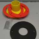 Oatey 43401 Set-Rite Toilet Flange Extender Kit, 1/4" - 1", Red, Yellow"
