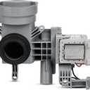 WPW10605427 W10425238 Washer Drain Pump (OEM) Intended for Whirlpool Drain Pump WFW75HEFW0 WFW72HEDW0, Fit for Maytag Washer Drain Pumps, WPW10605427 Replace W10605427 WPW10425238 W10799064 W10799065