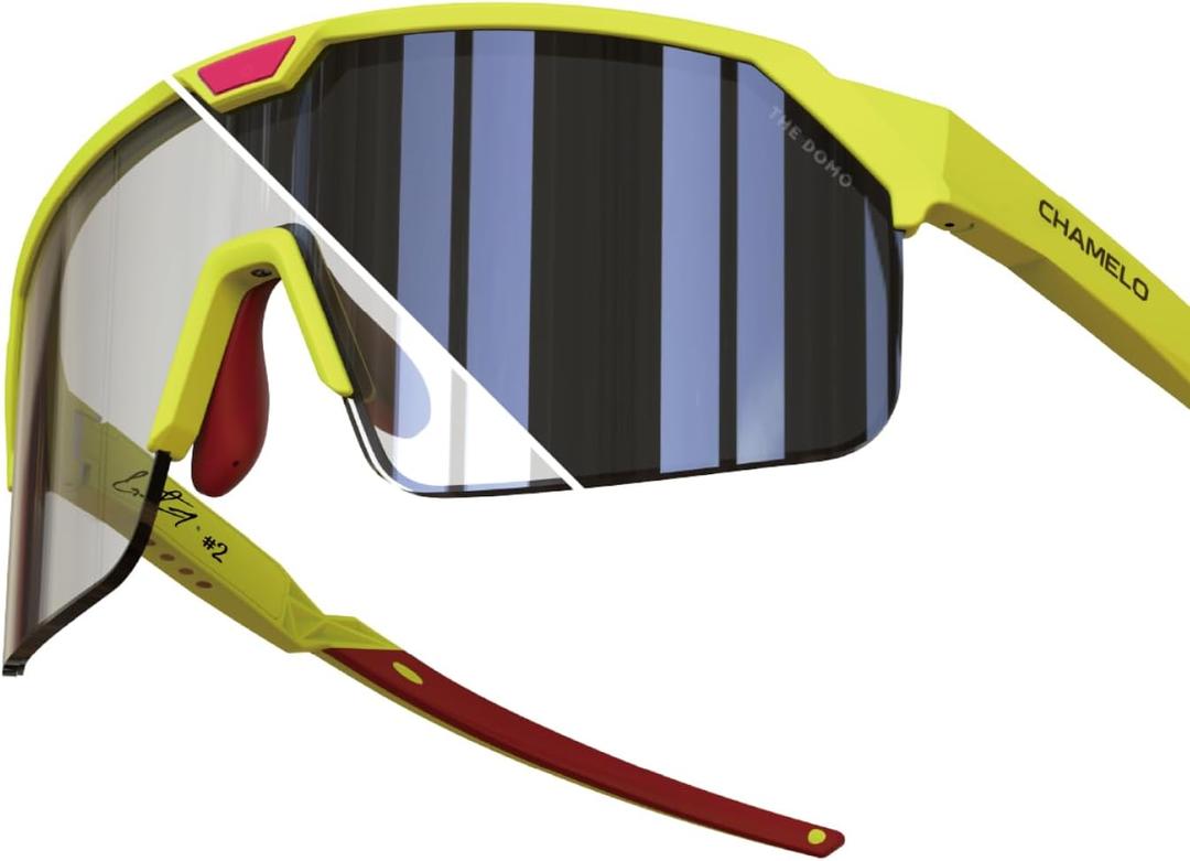 CHAMELO Shield Dual-Tint Sports Sunglasses