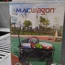Mac Sports Collapsible Folding Outdoor Utility Wagon, Black