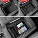smabee Armrest Storage Tray+Lower Organizer Tray for Hyundai Palisade 2026