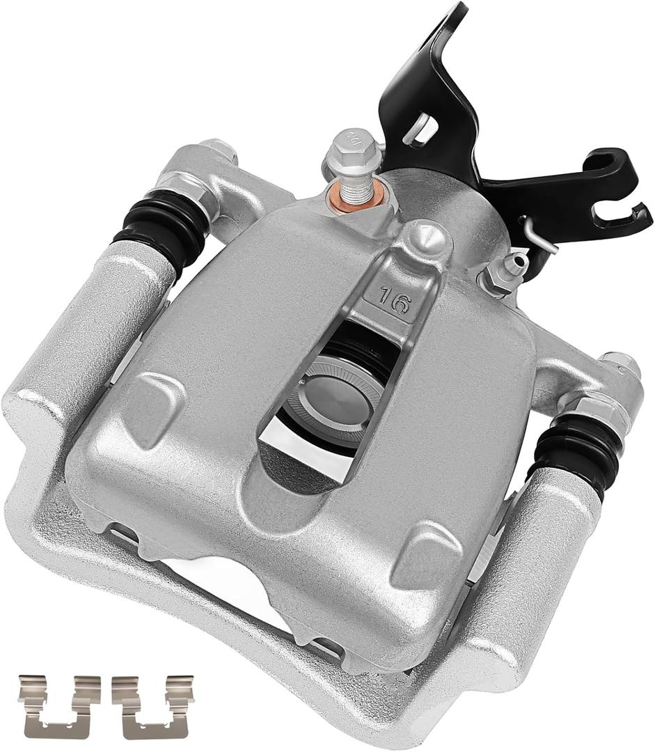 cciyu Rear Right Brake Caliper Assembly w/Bracket 18B5325 2012 2013 2014 2015 2016 For Buick For LaCrosse,2011 2012 2013 2014 2015 2016 2017 For Buick For Regal,2013 For Chevy For Malibu