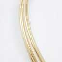 24 Gauge, 14/20 Yellow Gold Filled Wire Half Hard Round 14K Gold Filled Made in USA - 5FT by Craft Wire 