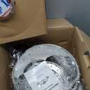 Pressure Cooker 12 QT, Stainess Steel Pressure Canner 12 Quart, Explosion-Proof Cookware, Rotating Lock/Unlock Lid, One-handed lid opening, Thickened Silicone Ring And Anti-scald Handle, Silver