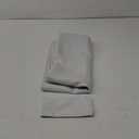 NICETOWN French Door Curtain Window Treatment Drapes - Solid Room Darkening Thermal Insulated 30 x 72 Inches Blackout Gliding Door Curtains Kitchen Panels Coverings, 1 Panel, Greyish White