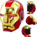 Wearable Iron Helmet with Eyes Glow Voice, Touch and Remote Control Cool Stuff Super Hero Mask Cosplay Costume Suits Amazing Helmets hot Toys Masks for Adults for Age 12+ Years Old