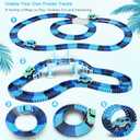Track Car Toys, 269 PCS Racing Tracks Toy, Create A Frozen World Race Road, Flexible Tracks Playset & 2 PCS Cool Race Cars, Toddler Toys Birthday Gifts for Age 3 4 5 6 Year Old Boys Girls