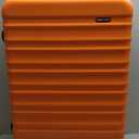 Amazon Basics 30" Hardside Large Checked Luggage, Hardshell Suitcase With Wheels, Expandable For Up to 15% More Space, With Scratch-Resistant Surface, Four Multi-directional Wheels, Orange