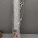 34" H Tall Mesh Dog Gate Extends Up to 150" W Retractable Pet Gate with Drill Installation, Preventing Crawling Through for Stairs, Doorways, Indoor & Outdoor (White)