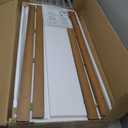 Gashell Wire Shelf Covers, Bamboo Wire Rack Covers for Pantry, Closet (5pcs, 36" W x 12" D)