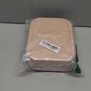 Keweis Silicone Food Storage Containers, Set of 3 Rectangular BPA-Free Silicone Lunch Box Containers with Lids, Airtight, Leak-Proof, Freezer, Microwave & Dishwasher Safe (10.2oz, 23.6oz, 44oz) (Pink)