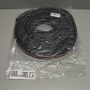 Universal Car Weather Stripping, Self-Adhesive Auto Door Rubber Seal Strip, Engine & Window Noise Insulation (47/100" x 2/5" x 33 Feet)