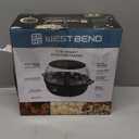 West Bend Stir Crazy Hot Oil Popcorn Popper, Popcorn Maker Machine with Large Serving Bowl Lid and Stirring Rod, 6 Qt, Black