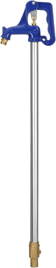 4.25FT Frost-Free Yard Hydrant,3/4in Pipe Connection, 24in Burial