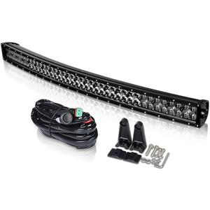 5D Black Lens 42 Inch 400W LED Light Bar Curved Combo Led Bar Barra Led for Off Road Truck Boat SUV 4X4 4WD ATV