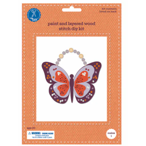 Paint And Layered Wood Stitch Diy Kit Pack of 3