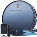 BR151 Robot Vacuum Cleaner, 4500Pa Smart Robotic Vacuum and Mop, Sweeping and Cleaning Machine for Carpets, Home, Pet Hair and Multi-Floor Cleaning, APP Control, Blue