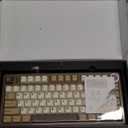 AULA F75 75% Wireless Mechanical Keyboard, Hot Swappable Creamy Keyboard, Pre-lubed Linear Switches, 2.4GHz/Type-C/BT5.0, RGB Backlit Gaming Keyboards (White & Brown)