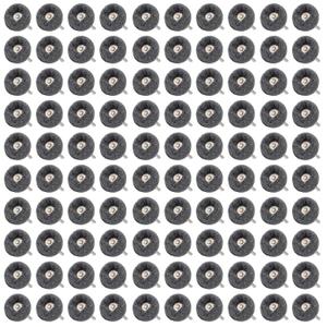 100 PCS Abrasive Buffing Wheels,1 Inch Buffing Polishing Wheel Set for Rotary Tool Accessorie 1/8'' (3mm) Shank, Grey 600 Grits for Metal,Wood, Rust Removal