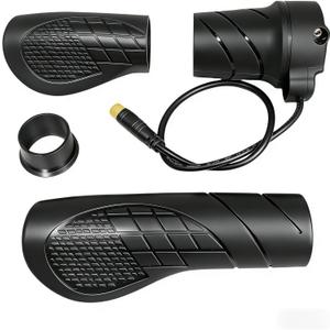 FT76X Half Twist Throttle for EBike  22.2mm Grip, 12V-72V, Universal 3-Pin Waterproof Connector, Fits Mountain Bike, Scooter, E-Scooter & Electric Bicycle