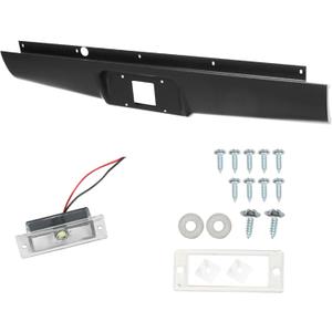 Steel Rear Bumper Roll Pan Replacement for Colorado Canyon Fleetside 2004 2005 2006 2007 2008 2009 2010 2011 2012