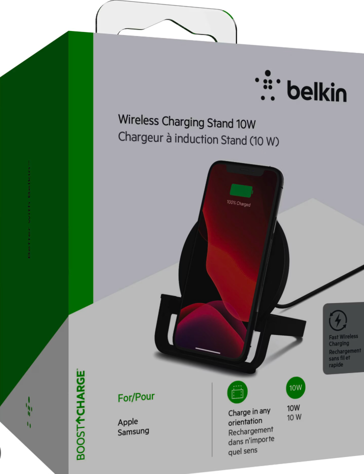 Belkin BOOSTUP 10w Qi Wireless Charging Stand