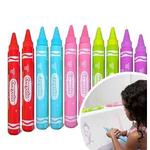 Crayola Scented Body Wash Pens, 10 Pack Washable Bath Paint in Assorted Colors, NonToxic for Toddlers and Kids Bathtime Fun