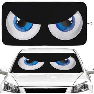 Blue Eyes Car Windshield Sun Shade Foldable Sunshade Front Window Cover Sun Visor Protector Accessories (59x27.5 inches)