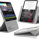ESR for iPad Air 11 Inch Case M4/M3/M2 (2026/2025/2024), iPad Air 5th/4th Gen Case (2022/2020) 10.9 Inch, Removable Magnetic Cover, Adjustable Portrait/Landscape Stand, 9 Standing Angles, Grey