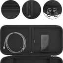 Linkidea Hard Portable Travel Case Compatible with TKL Tenkeyless Wireless/Wired Keyboard, Computer 87 Keys Carrying Case Protective Storage Box Bag