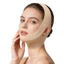 Collagen Face Sculpt Wrap, Reusable Face Mask Jawline Shaper Chin Strap For Sleeping Made With Skin-Friendly And Breathable Materials