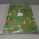 ONIBOGO Christmas Wrapping Paper - Funny Cartoon Xmas Holiday Colorful Recyclable Wrapping Paper - 16 Sheets Christmas Gift Wrapping Paper, Each 20 x 28 Inches (Red & Green)