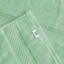 Gogreen 100% Cotton Super Soft Towels Pack of 6, Contains 2 Bath 27"x55", 2 Hand Towels 14"x30" & 2 Washcloths 14"x14", Lightweight and Highly Absorbent Quick Drying(Spa Blue)