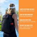 Masaya Compact Pickleball Sling Bag  18L, Fits 3 Paddles  Lightweight, Durable, Water-Resistant, Minimal Branding, Fence Hook, Water Bottle Holder, Multi-Pocket, Adjustable Strap (Black)