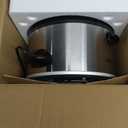 Crock-Pot 4.5 Quarts Manual Design Series Slow Cooker with 3 Manual Heat Settings Cooks Meals for 4 Plus People with Removable Stoneware Bowl, Silver