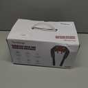 Cordless Neck Massager with Heat - FSA Eligible HSA Neck Shoulder Massager for Pain Relief Deep Tissue,6D Deep Kneading Shiatsu Back Massage, Gifts for Fathers Men Women, Gray